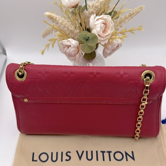 Louis Vuitton Rose Jaipur Monogram Empreinte Leather St Germain PM Bag - Picture 7 of 17